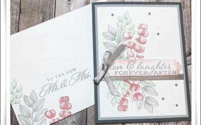 WEDDING CARD WITH FOREVER FERN